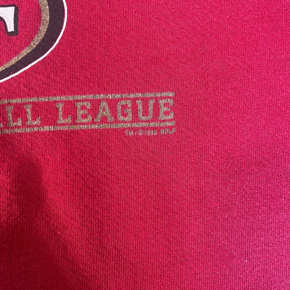 Vintage Lee Sport San Francisco 49ers Crewneck Sweatshirt Made USA XL - Picture 5 of 11